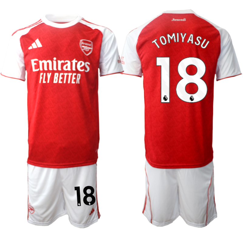 Men 2025-2026 Club Arsenal home red 18 Soccer Jersey 01